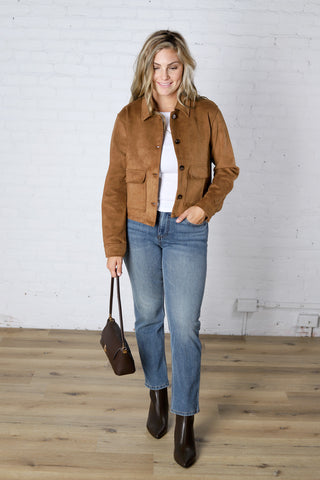Ameline Faux Suede Jacket