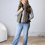 Anika High Rise Straight Leg with Cuffed Hem