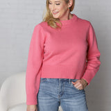 Arabella Relaxed Fit Pink Sweater