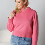 Arabella Relaxed Fit Pink Sweater