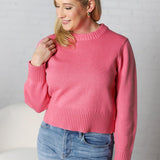 Arabella Relaxed Fit Pink Sweater