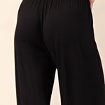 Arden Modal Wide Leg Pants - Black