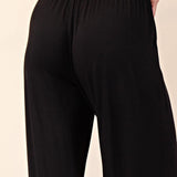 Arden Modal Wide Leg Pants - Black