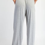 Arden Modal Wide Leg Pants - Lt Heather Grey