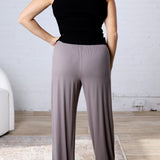 Arden Modal Wide Leg Pants - Smoky Grey