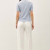Aria Linen Blend Wide Leg Pants - Off White