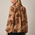 Arlen Front Tie Floral Top