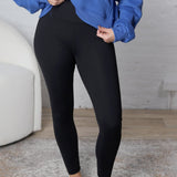 Asti Essential Solid Leggings - Black