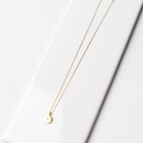 Aurora Disc Pendant Necklace - Gold