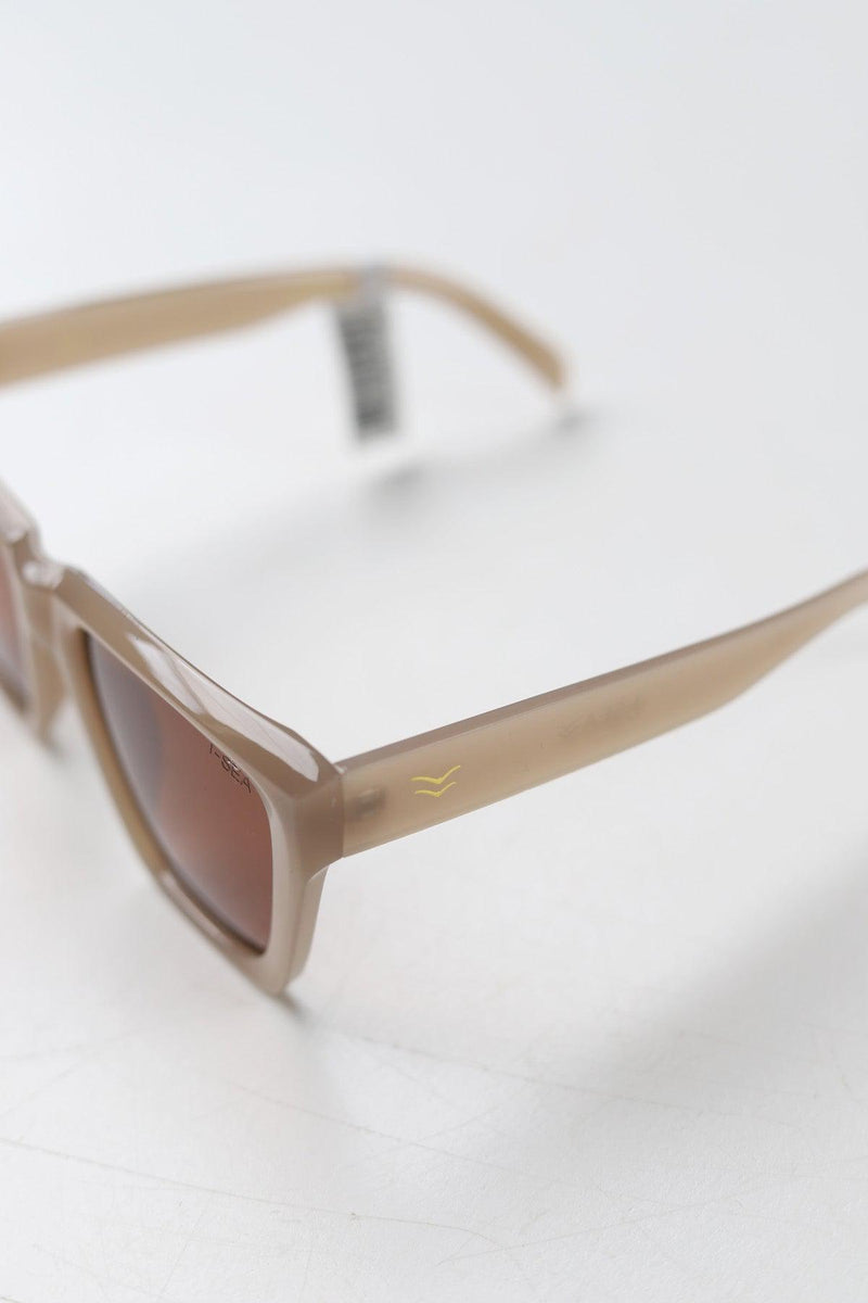 Ava Sunglasses - Oatmeal/Brown