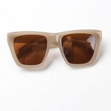 Ava Sunglasses - Oatmeal/Brown