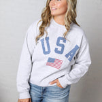 Avary USA Oversized Sweatshirt - Ash