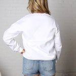 Avary USA Oversized Sweatshirt - White