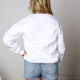 Avary USA Oversized Sweatshirt - White