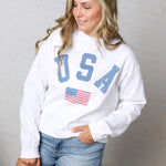 Avary USA Oversized Sweatshirt - White