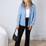 Aven Tencel Top - Light Wash