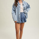 Averyn Washed Denim Jacket