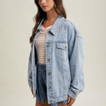 Averyn Washed Denim Jacket