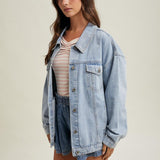 Averyn Washed Denim Jacket