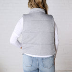 Axtyn Soft Touch Puffer Vest – H Grey