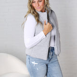 Axtyn Soft Touch Puffer Vest – H Grey