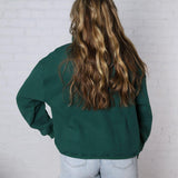 Bailey Quarter Zip USA Sweatshirt - Forest
