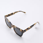 Billie Sunglasses - Snow Tortoise Smoke Polarized Lens
