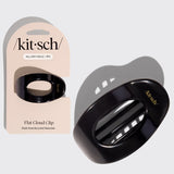 Black Flat Cloud Clip