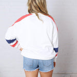 Blair Color Block USA Sweatshirt