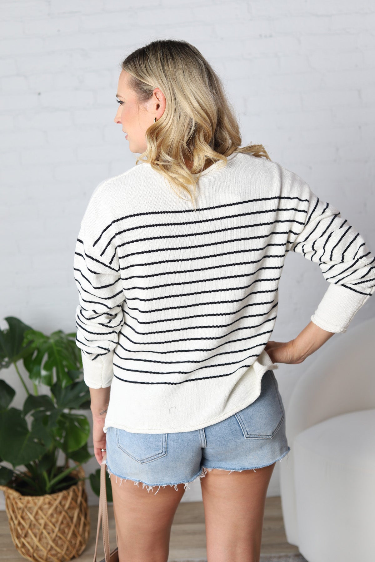 Blair Lightweight Striped Sweater