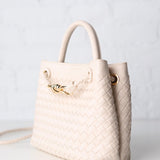 Blakely Woven Crossbody - Ivory