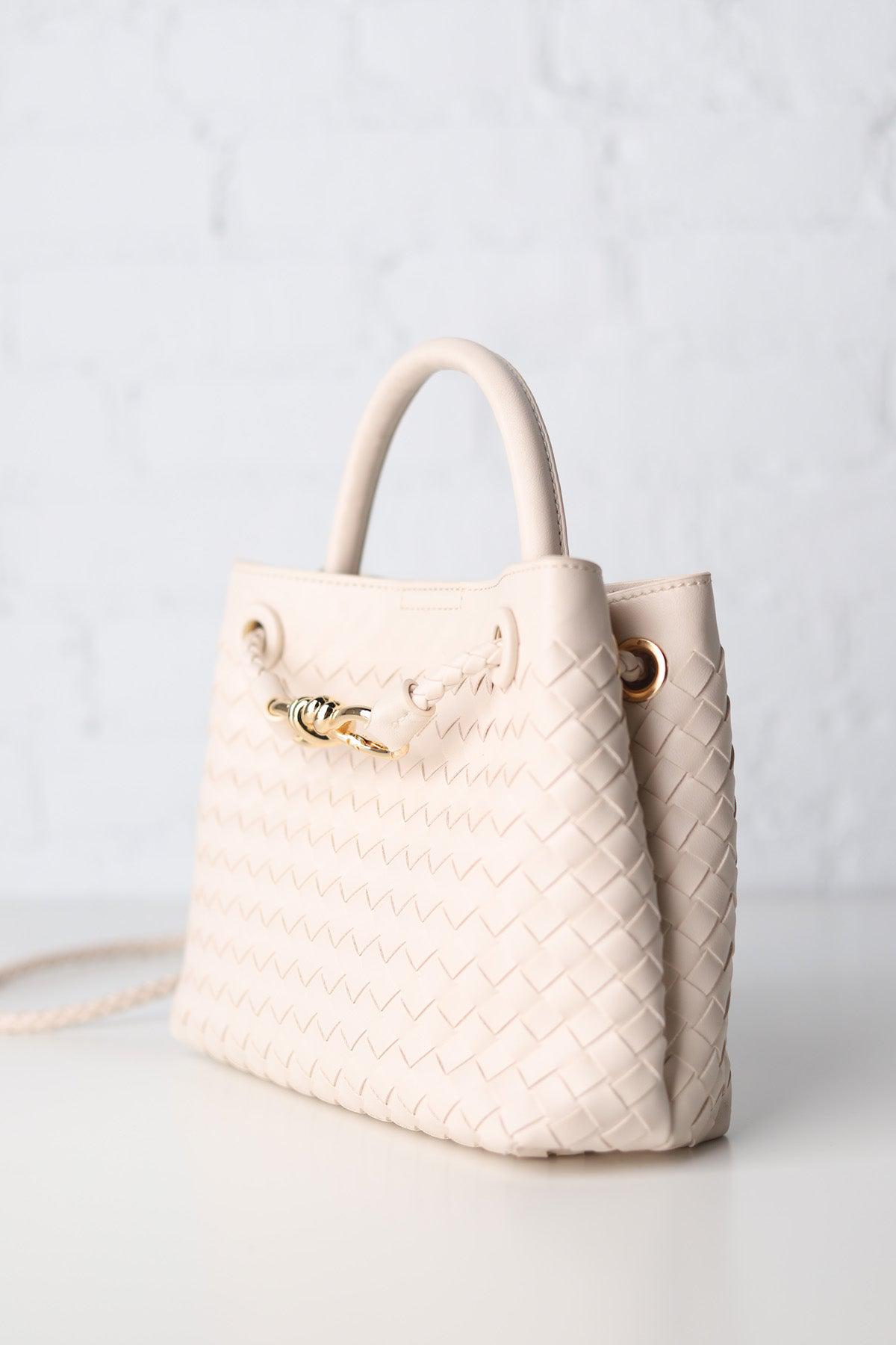 Blakely Woven Crossbody - Ivory