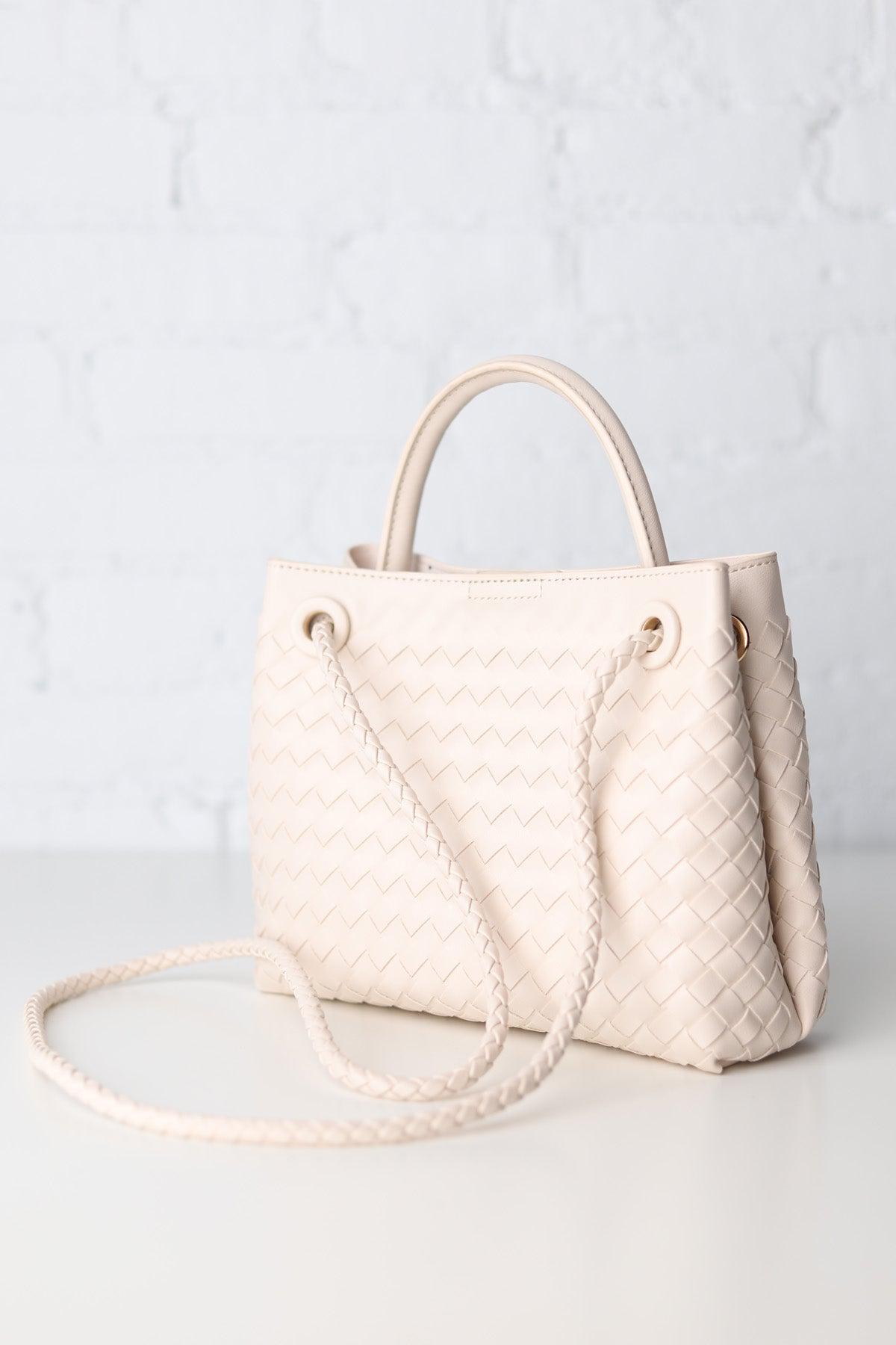 Blakely Woven Crossbody - Ivory