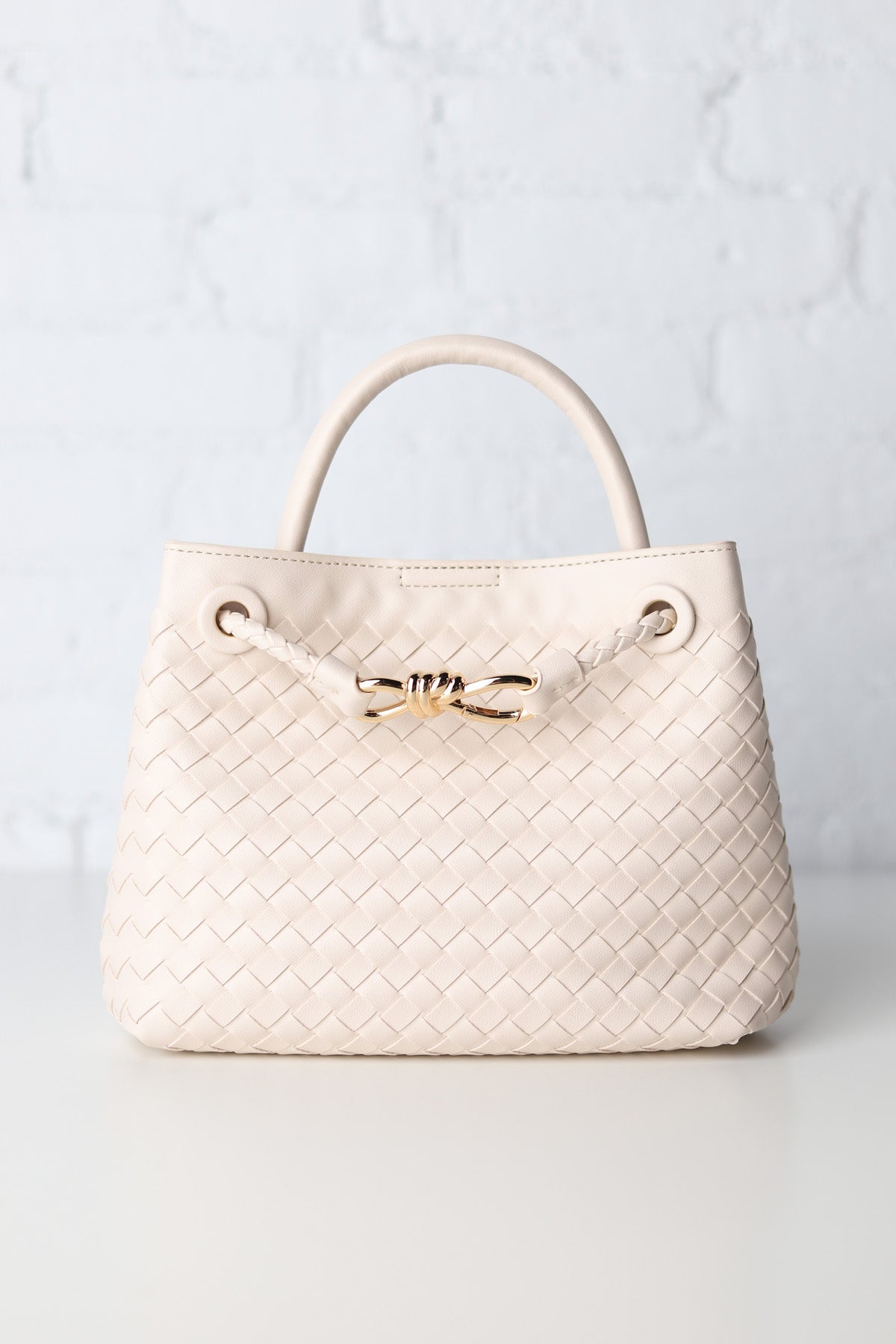 Blakely Woven Crossbody - Ivory