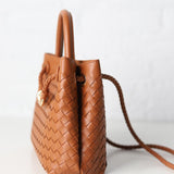 Blakely Woven Crossbody - Tan