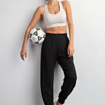 Blayne Modal Luxe Joggers - Black