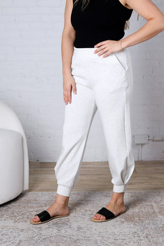 Blayne Modal Poly Joggers - Lt Heather Grey