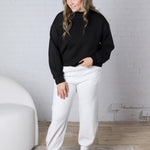 Blayne Modal Poly Joggers - Lt Heather Grey