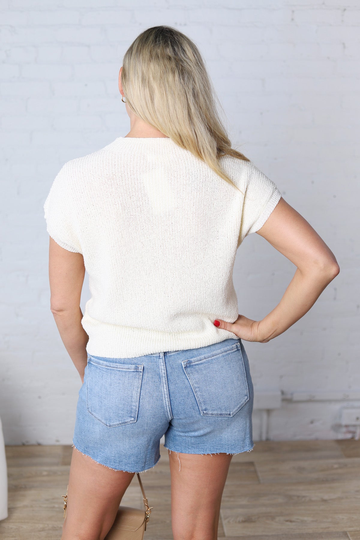 Briar Mock Neck Sweater - Ivory