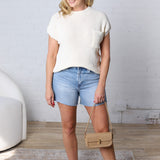 Briar Mock Neck Sweater - Ivory