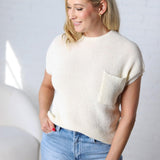 Briar Mock Neck Sweater - Ivory