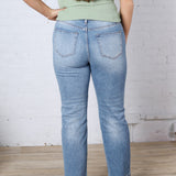 Brighton High Rise Straight Loose Fit - Vintage Light Wash FINAL SALE