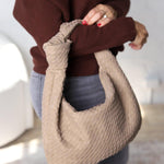 Brigitte Recycled Vegan Shoulder Bag - Mushroom