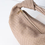 Brigitte Recycled Vegan Shoulder Bag - Mushroom