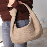 Brigitte Recycled Vegan Shoulder Bag - Mushroom