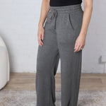 Brione Modal Poly Scuba Straight Pants - H Charcoal