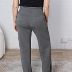 Brione Modal Poly Scuba Straight Pants - H Charcoal FINAL SALE