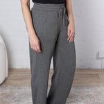 Brione Modal Poly Scuba Straight Pants - H Charcoal FINAL SALE