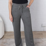 Brione Modal Poly Scuba Straight Pants - H Charcoal FINAL SALE