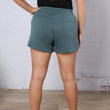 Brisa Soft Knit Lounge Shorts - Ash Jade FINAL SALE